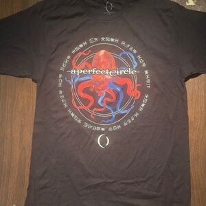 A Perfect Circle Tour 2018 T-Shirt. Get a FREE guitar pick with this purchase!!